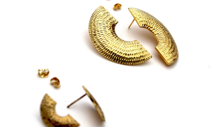 Gibbous Studs - various sizes - gold plated silver.jpg (3)