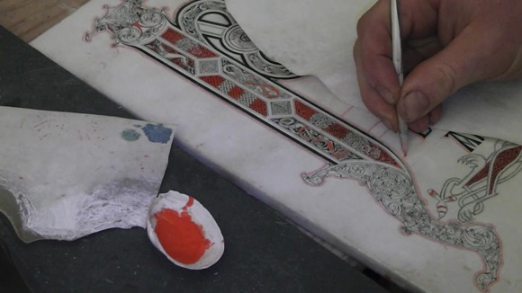 Rubricatingmanuscript