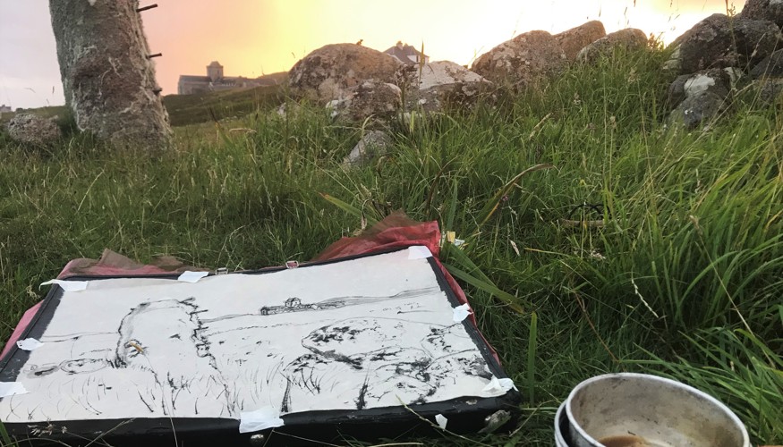 Solas An Fheasgair, Cladh An Dìseirt – Evening Light, Cladh An Dìseirt, Credit Alicia Hendrick