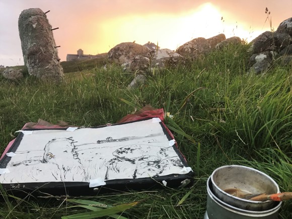 Solas An Fheasgair, Cladh An Dìseirt – Evening Light, Cladh An Dìseirt, Credit Alicia Hendrick