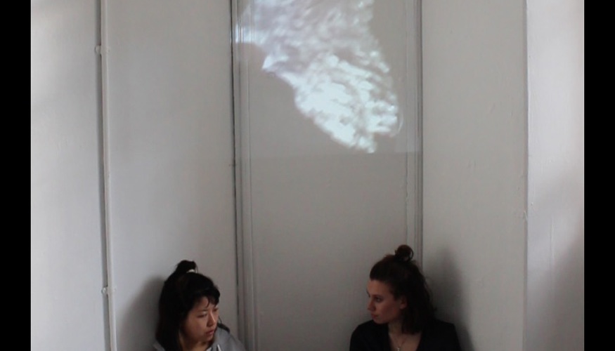 Sarah Boulton and Eiko Soga discussing their work, 2015.jpeg (14)