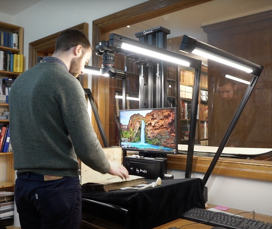 Donald Macdougall, Archive Assistant Trainee At The Argyll Papers, 2022, Credit CHARTS