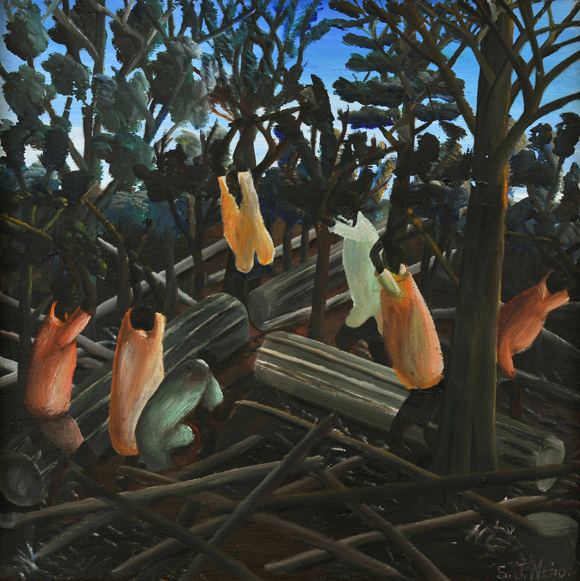 Sam J. Ntiro, Chopping Wood Credit The Argyll Collection, Copyright The Artist Estate