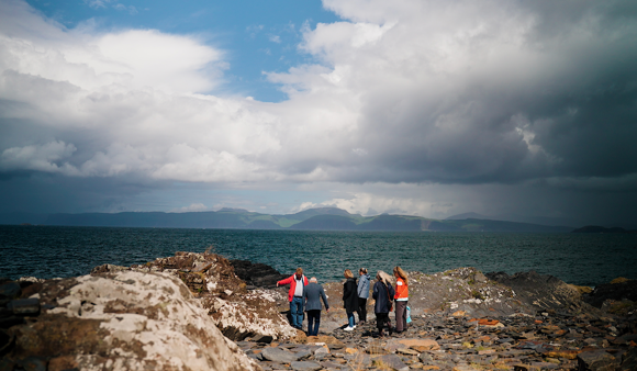 Expressing An Island, Patrick Corbett Geology Poetry Workshop July 2023, Film Still By Glenda Rome
