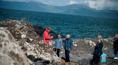 Expressing An Island, Patrick Corbett Geology Poetry Workshop July 2023, Film Still By Glenda Rome (1)