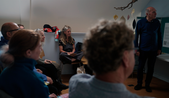 Norman Bissell Host A Workshop, Expressing An Island