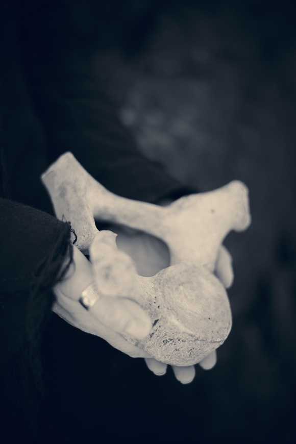 The Bragar Whale Image Credit Shannon Tofts Mhairi Killin Holding Remains Of A Cuvier’S Beaked Whale, Washed Ashore In Bragar In 2018. (1)