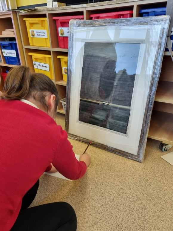 Robert Stewart, The Loch Seaforth In The Kyles Of Lochalsh, Pupil Working With Artwork
