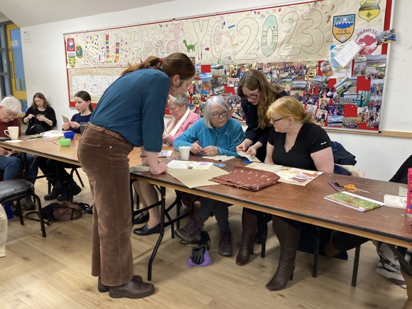 Embroidery Workshop Malin Head, 2024, Credit Lyndsey Mcdougall