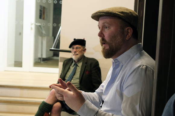 Cuairt Chaluim Chille St Columba Travels To Kilmartin Opening 2024 Àdhamh Ó Broin And James Macdonald Reid, Credit CHARTS