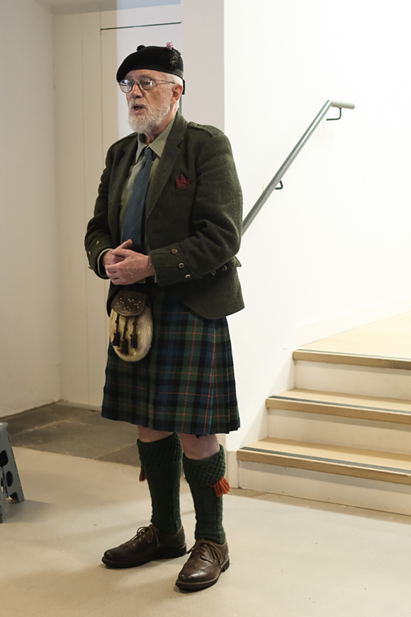 Cuairt Chaluim Chille St Columba Travels To Kilmartin Opening 2024 James Macdonald Reid, Credit CHARTS