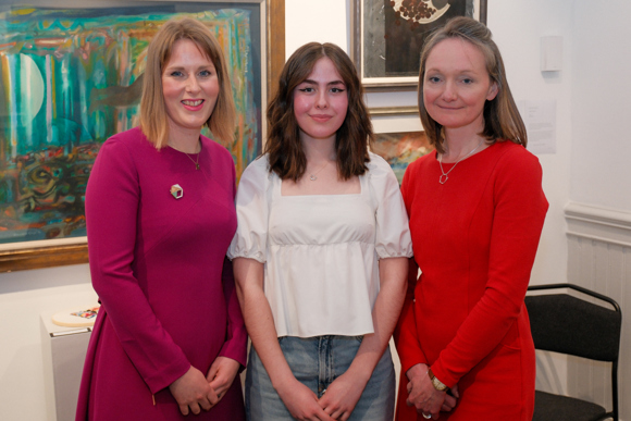 Kirsty Macnab, Lily Vaughan And Rosalyn Mckenna. Awaken, The Argyll Collection Exhibition, Dunoon Burgh Hall, April 2024 Credit CHARTS .