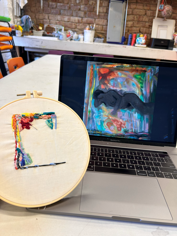 3D Flower Making, Inspired By Caroline Hemming’S ‘June Hedgerow’, Hosted By Lily Vaughan At Dunoon Burgh Hall, April 2024, Credit CHARTS