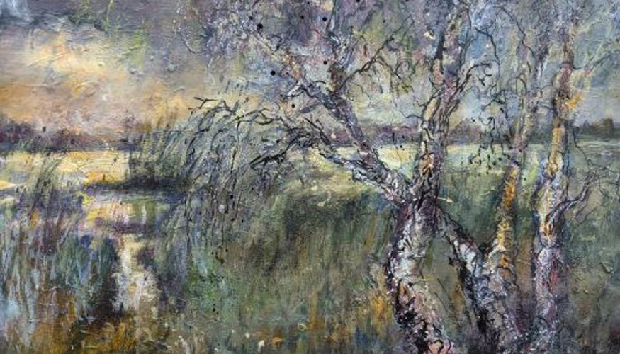 Low Winter Light 38 x 49 cms oil and mixed media.jpg