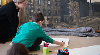 The Superpower Of Looking With Art UK, The Reconnected Team At Glenbarr Primary School, October 2024. Credit CHARTS Sam Kilday(1)