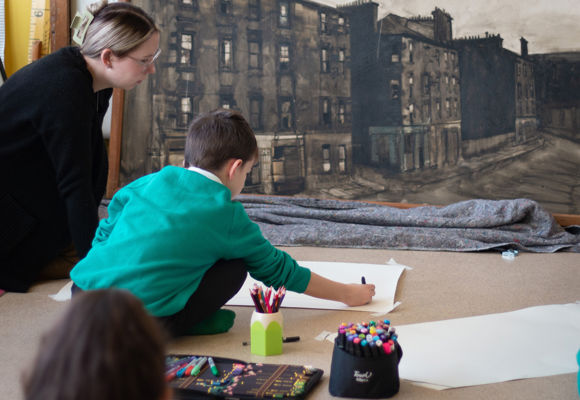 The Superpower Of Looking With Art UK, The Reconnected Team At Glenbarr Primary School, October 2024. Credit CHARTS Sam Kilday(1)