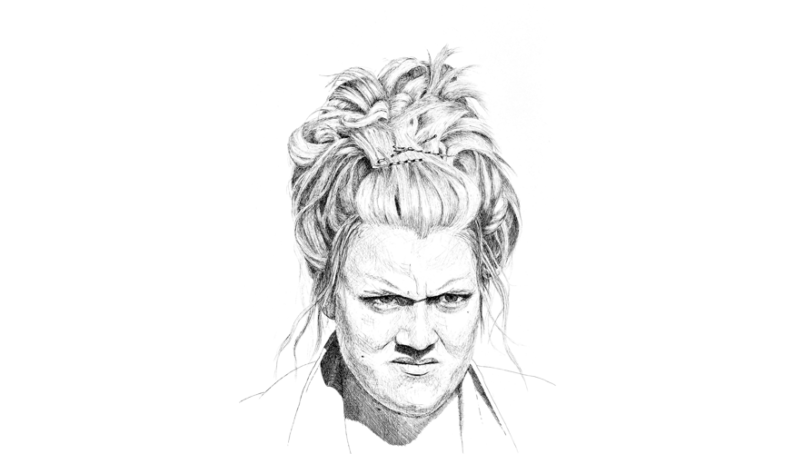 Portrait 16, County Fair series, ink on paper.png