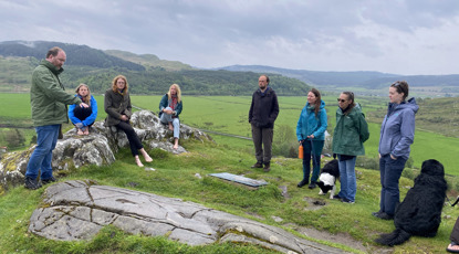 4. Dùthchas Beò, Dunadd Fort, May 2024, Credit CHARTS