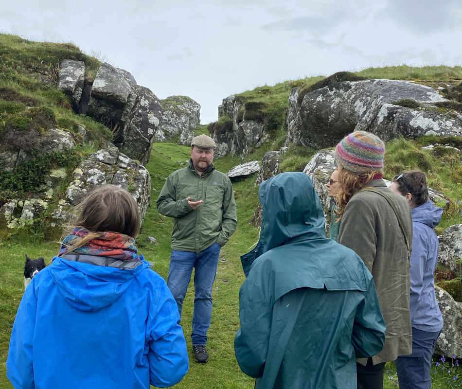 1. Dùthchas Beò, Dunadd Fort, May 2024, Credit CHARTS