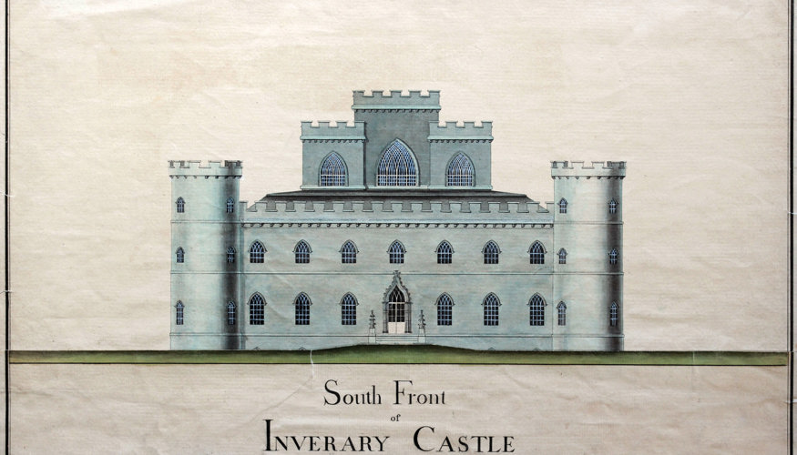 South Front Of Inverary Castle