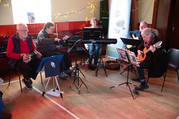 World Gaelic Week 2025 Skipness West Loch Graphics Image Fyne Ceilidh Band Malcolm Trott Sheila Campbell Elinor Smylie Jim Curnyn Mmack