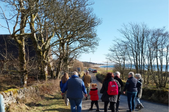 Seanchas Sgibinis, Clachan Primary School, February 2025, Skipness. Credit CHARTS
