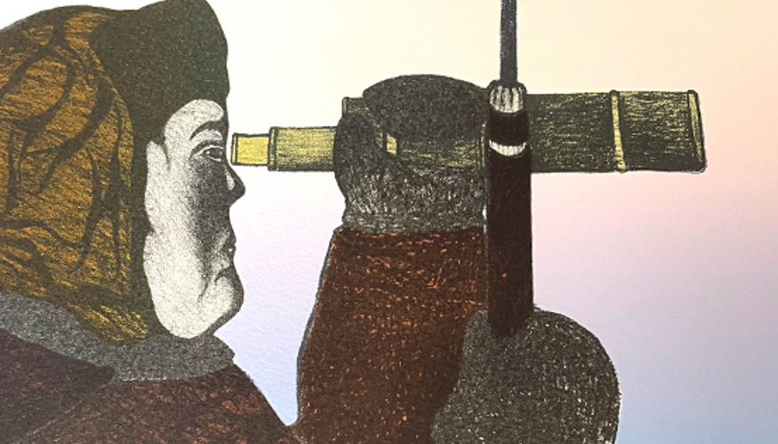 5. Pitaloosie Saila, Focused Hunter (2004), Etching & Aquatint Print.jpg