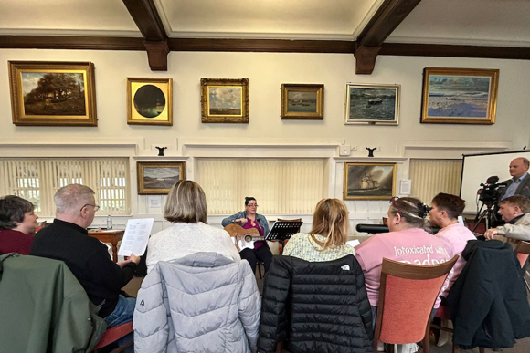 Ceanglan Chaluim Chille at Campbeltown Museum (1)