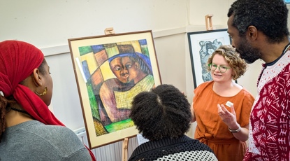 African Art For The People Open Day With The Argyll Collection At Cupar Arts, October 18 2025. Credit Goodwin Ogbuehi. (1)