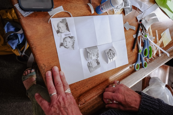 Ceanglan Chaluim Chille Zine Workshop, Campbeltown Museum, August 2026, With Artist Eòghann Mac Colla. Credit CHARTS. Photography Kevin Mackaveney (4)